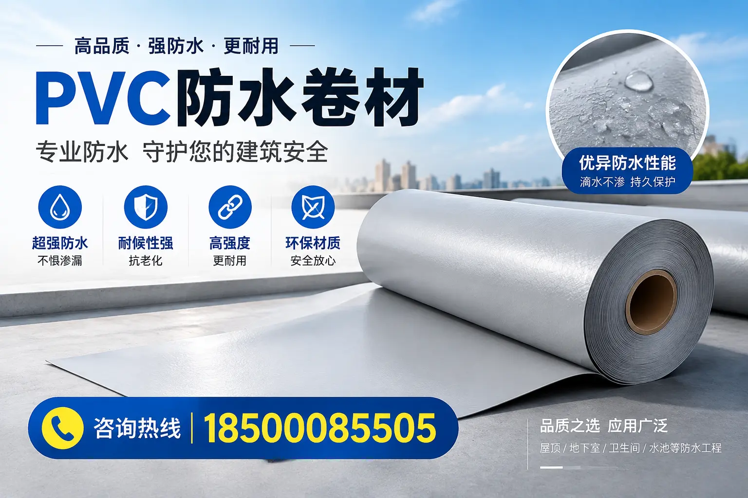 淮南地区pvc防水卷材的市场现状与发展趋势